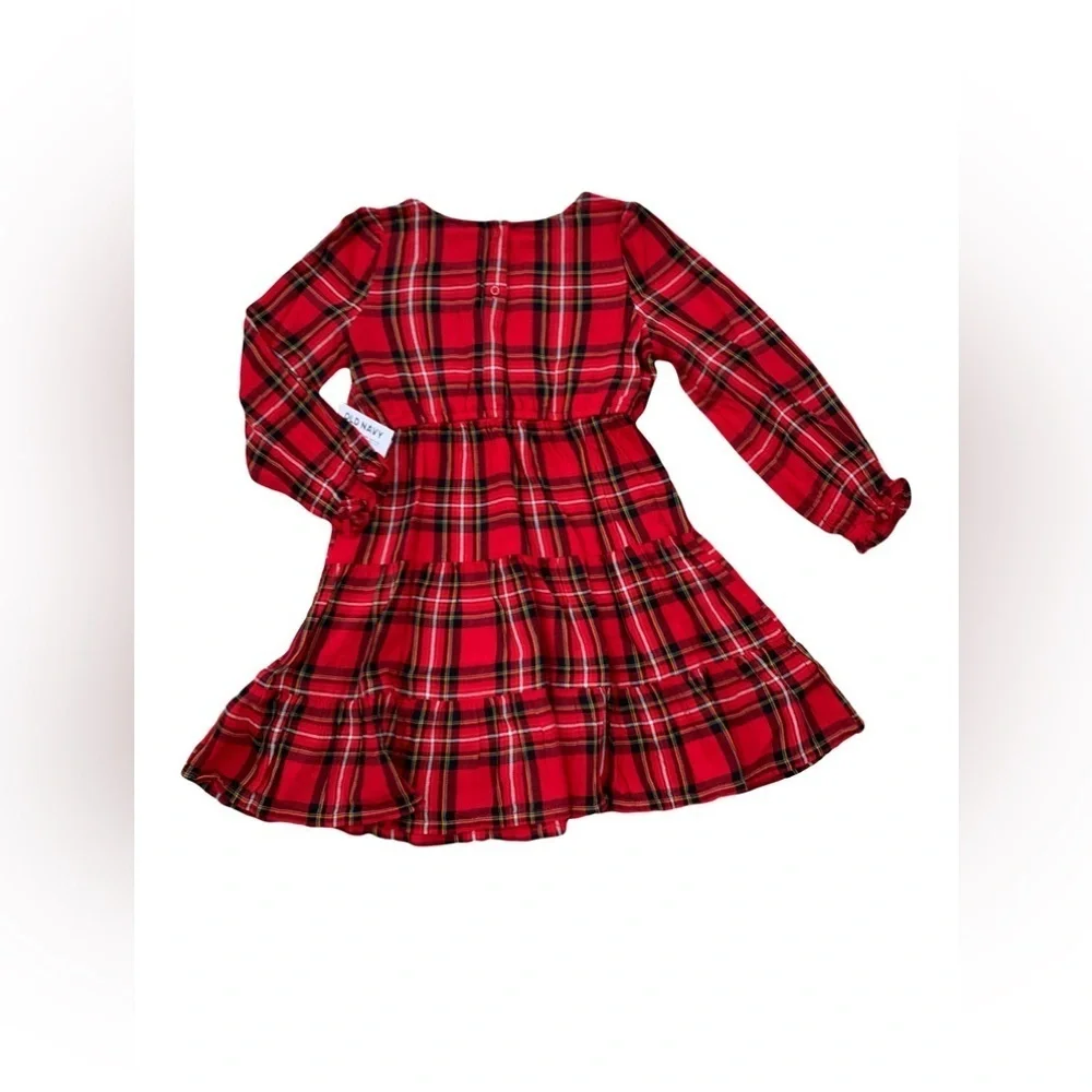 Old Navy NWT Size 5T Red Holiday Plaid Dress
